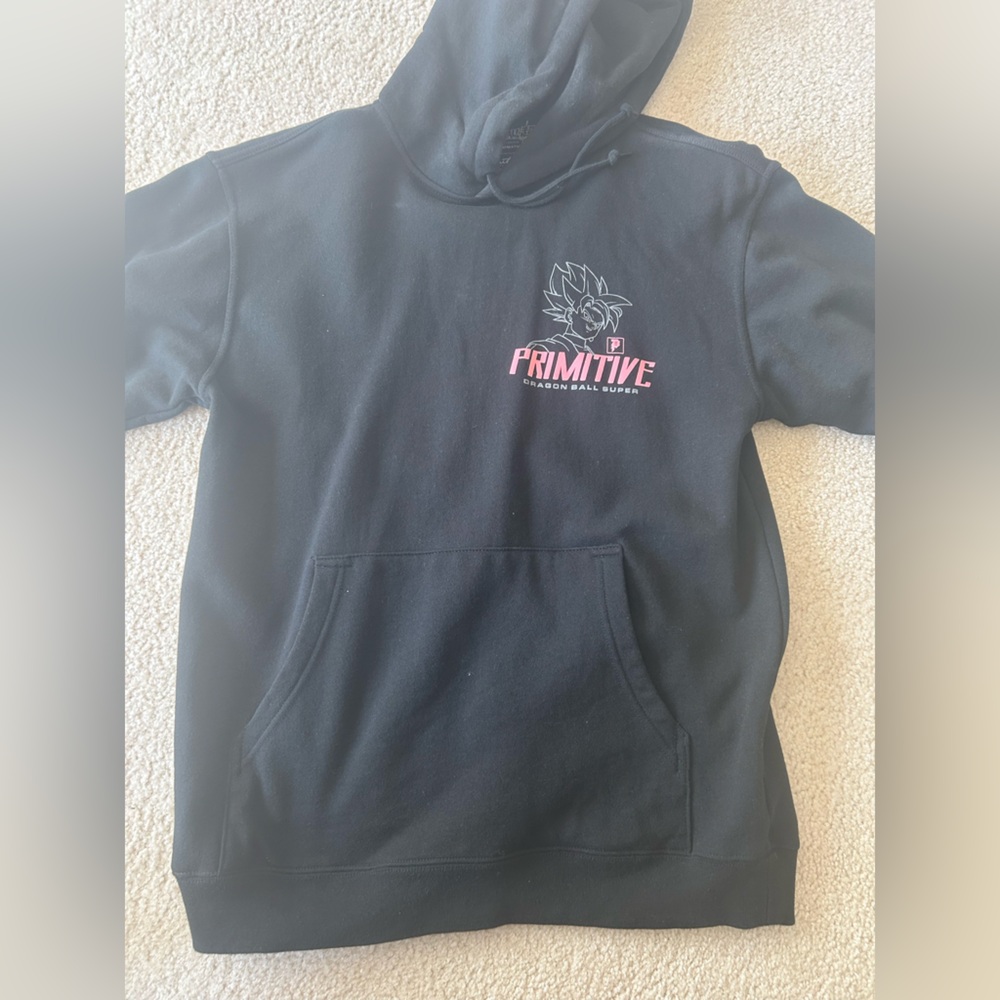 Primitive Goku Super Saiyan Rose Black Hoodie